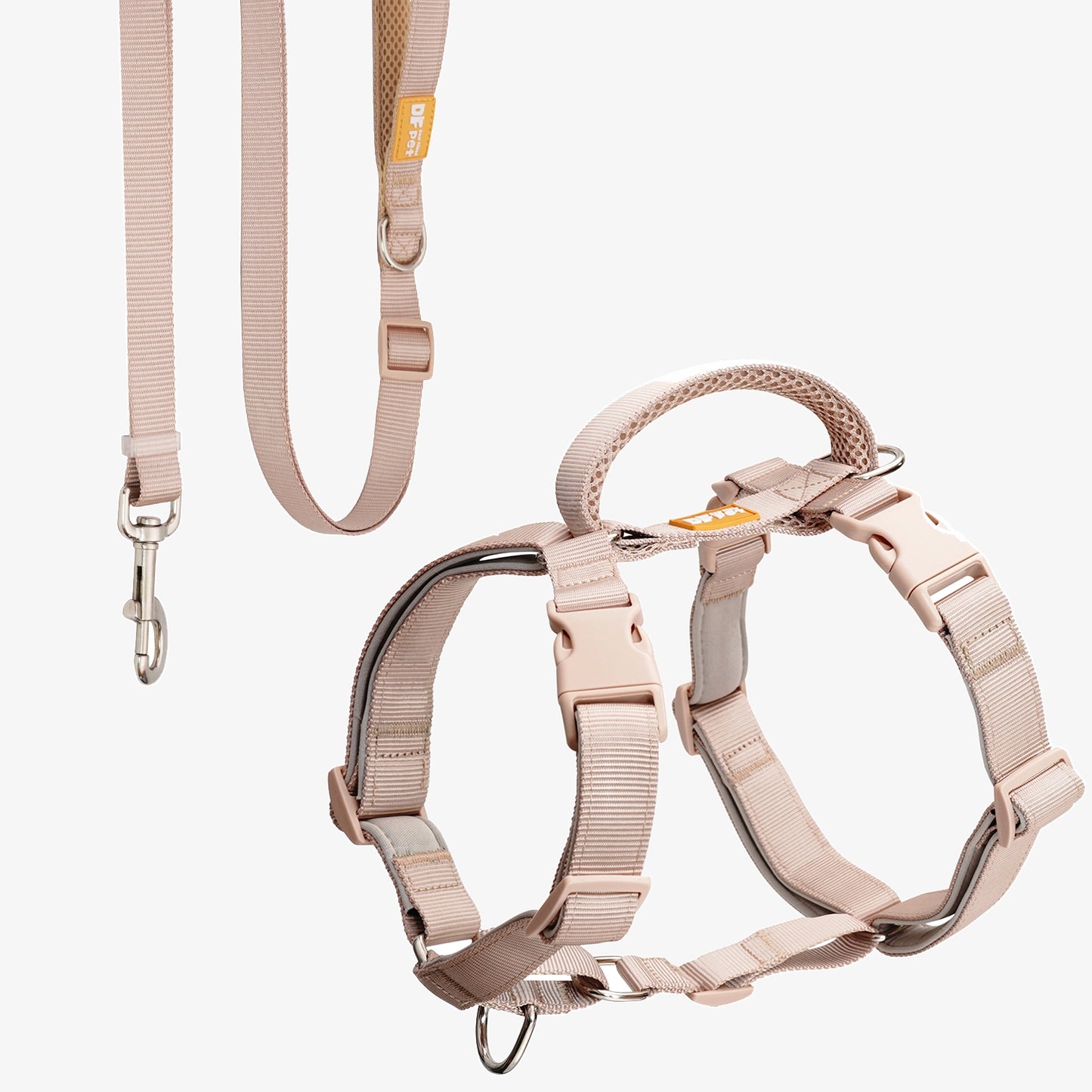 Martingale Dog Harness & Standard Leash Walk Kit - Tan