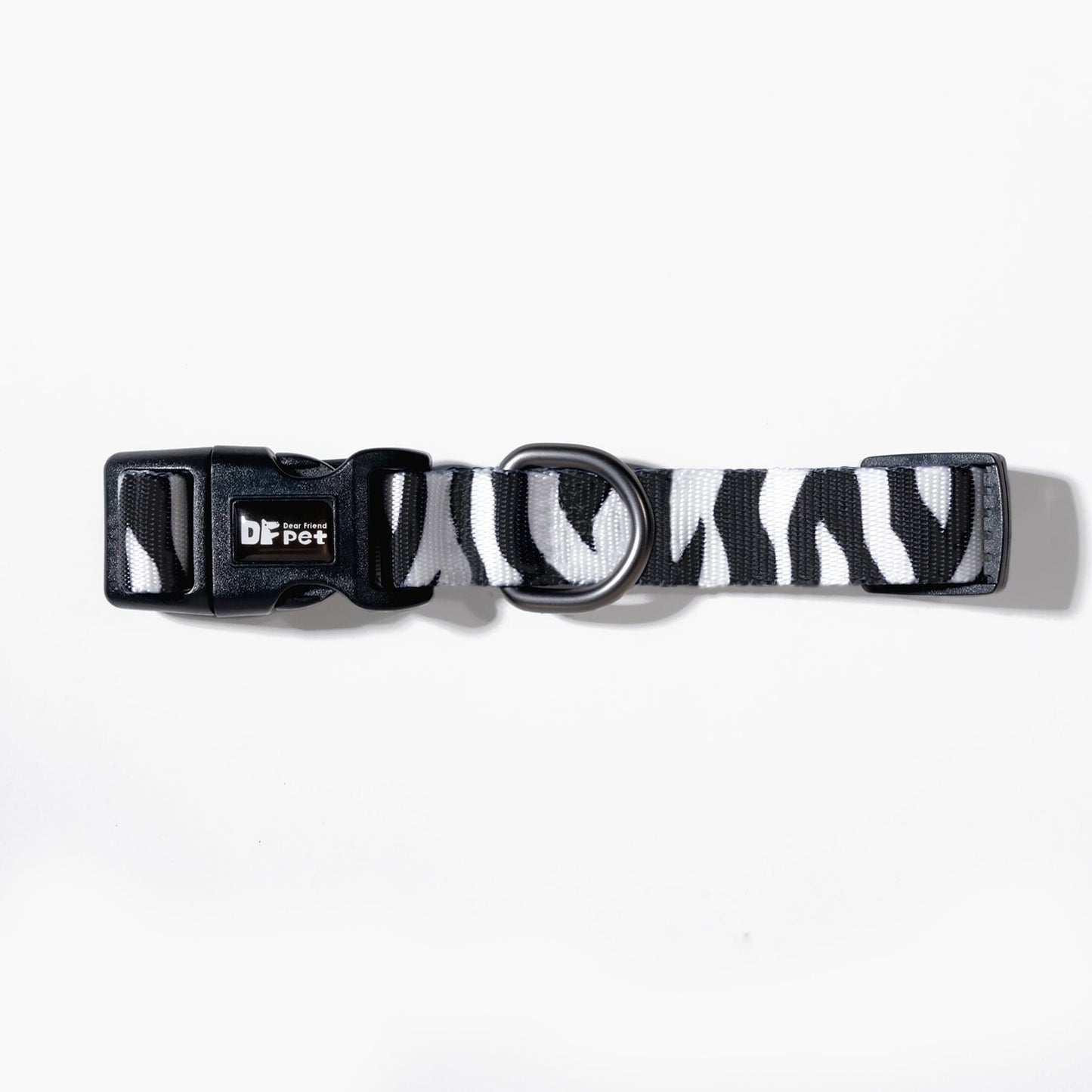 DFPET Collar Zebra Print