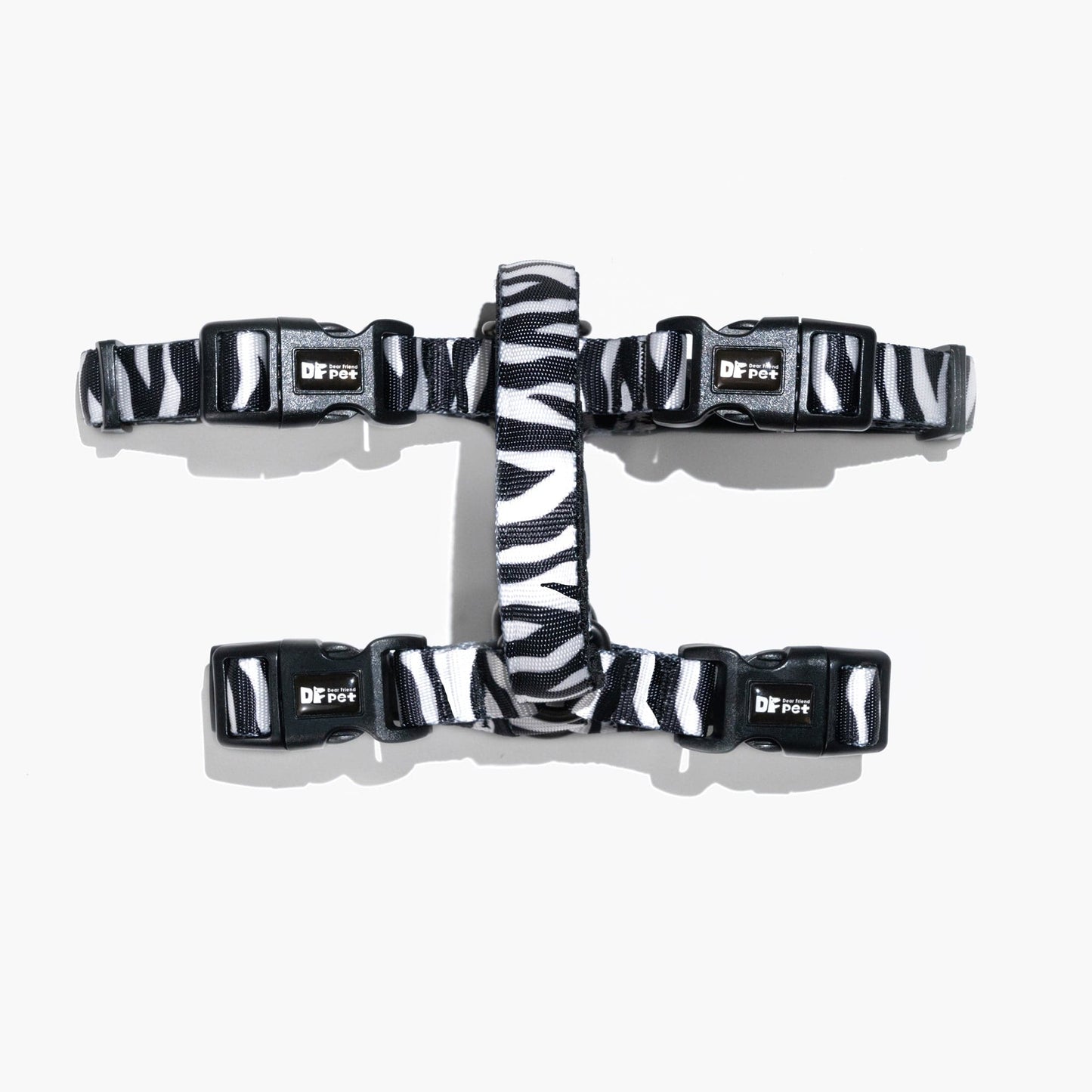 DFPET Harness Zebra Print