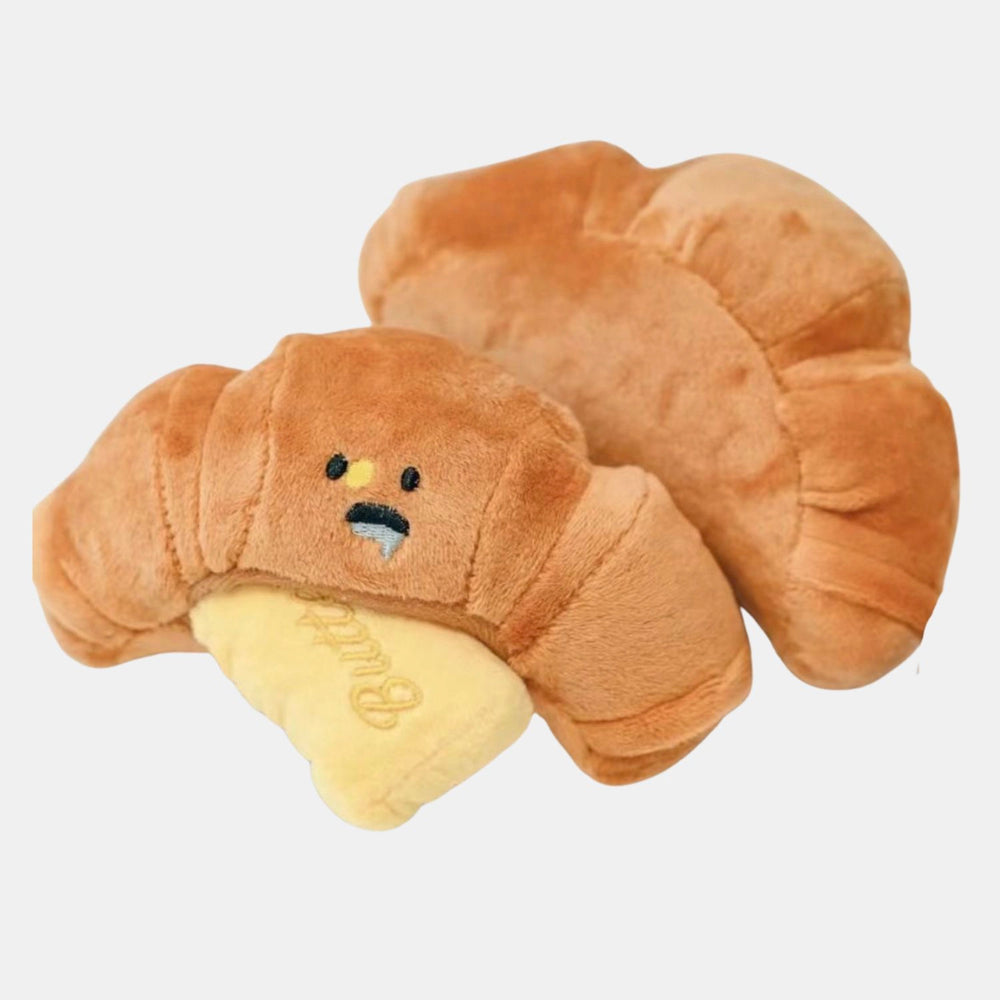 Butter Treat Dispenser Dog Toy: Squeak & Crinkle Fun