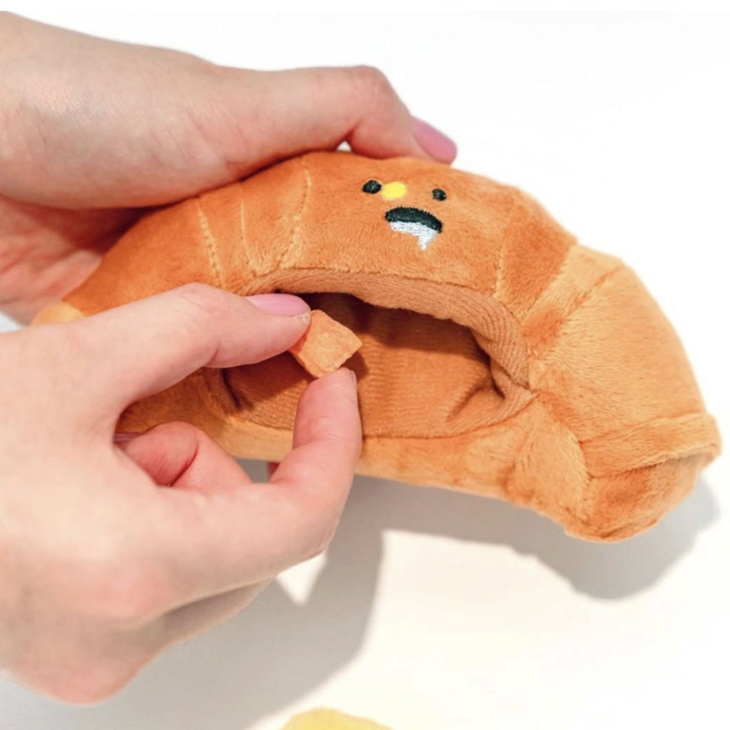 Butter Treat Dispenser Dog Toy: Squeak & Crinkle Fun