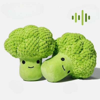 Broccoli Squeaker Dog Toy