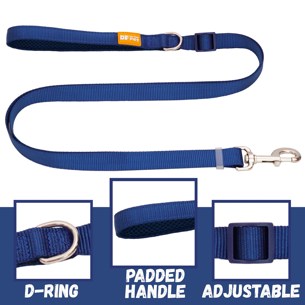 
                      
                        Martingale Dog Harness & Standard Leash Walk Kit - Navy Blue
                      
                    