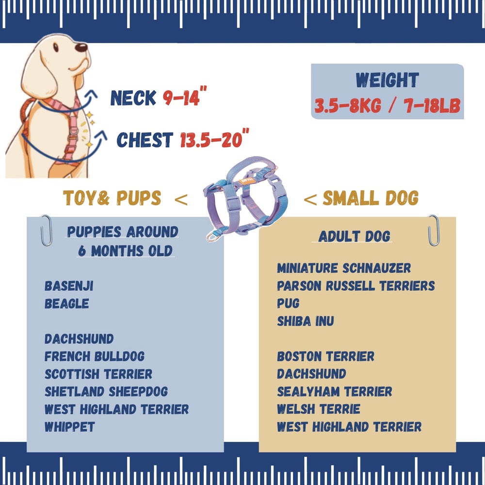 
                      
                        No-Pull Front Clip Neoprene Harness
                      
                    