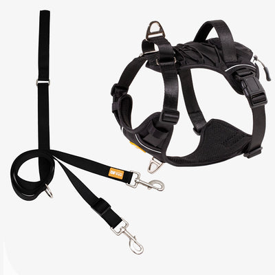 Martingo Runner Harness Walk Kit - Black