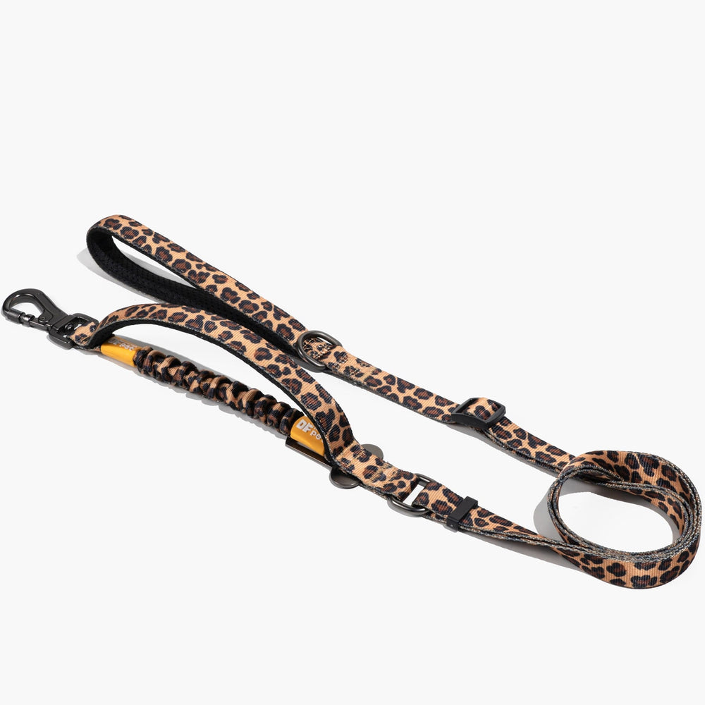 Multifunctional Bungee Leash - Leopard Skin